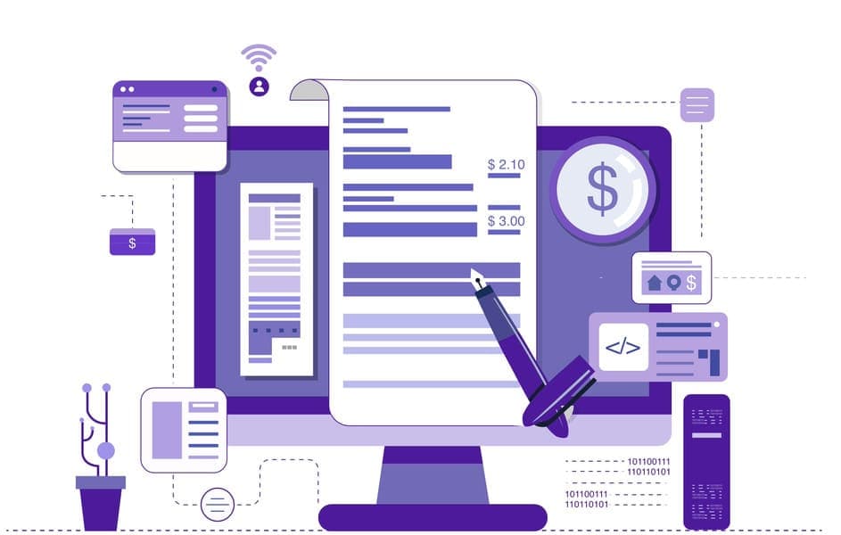 Receipt parsing API illustration